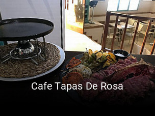 Cafe Tapas De Rosa plan de apertura