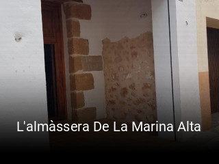 L'almàssera De La Marina Alta horario de apertura