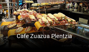 Cafe Zuazua Plentzia plan de apertura