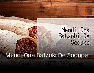 Mendi-Ona Batzoki De Sodupe plan de apertura