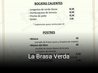 La Brasa Verda plan de apertura