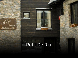 Petit De Riu plan de apertura