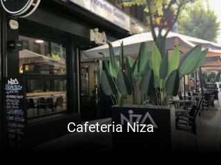 Cafeteria Niza horario de apertura