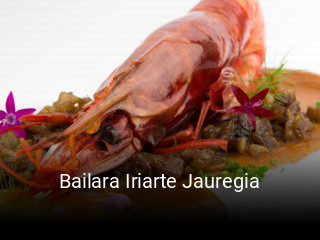 Bailara Iriarte Jauregia horario comercial