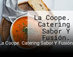 La Coope. Catering Sabor Y Fusión. horario comercial