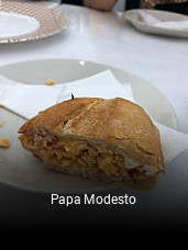 Papa Modesto horario de apertura