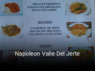 Napoleon Valle Del Jerte horario de apertura