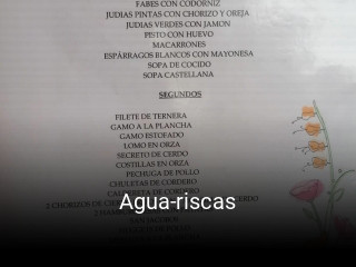 Agua-riscas plan de apertura