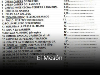 El Mesón abrir