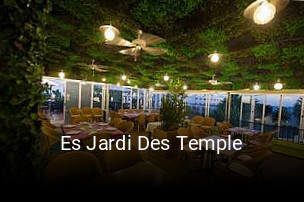 Es Jardi Des Temple plan de apertura