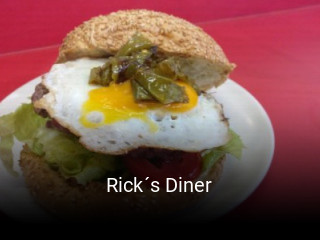 Rick´s Diner plan de apertura