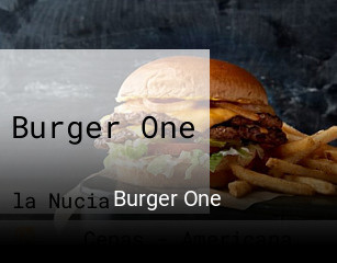 Burger One horario de apertura