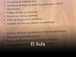 El Aula horario de apertura