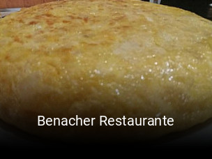 Benacher Restaurante plan de apertura