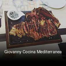 Giovanny Cocina Mediterranea horario comercial