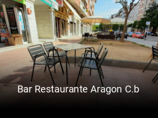 Bar Restaurante Aragon C.b horario comercial