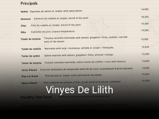 Vinyes De Lilith horario de apertura