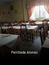 Parrillada Alonso horario de apertura