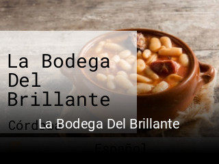 La Bodega Del Brillante plan de apertura