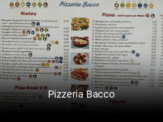 Pizzeria Bacco plan de apertura