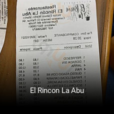 El Rincon La Abu plan de apertura