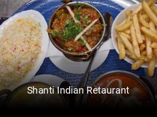 Shanti Indian Retaurant horario comercial