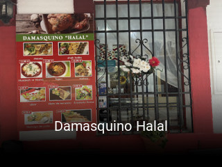 Damasquino Halal horario comercial