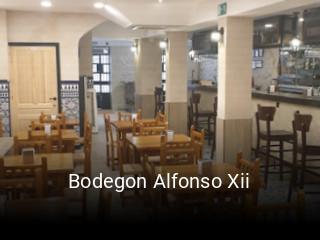 Bodegon Alfonso Xii plan de apertura