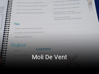 Moli De Vent horario de apertura