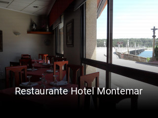 Restaurante Hotel Montemar plan de apertura