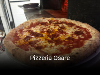 Pizzeria Osare plan de apertura