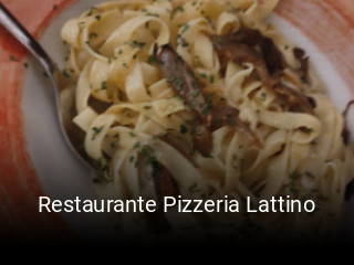 Restaurante Pizzeria Lattino horario comercial