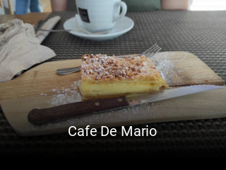 Cafe De Mario horario de apertura