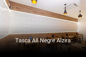 Tasca All Negre Alzira plan de apertura