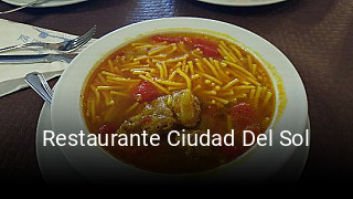 Restaurante Ciudad Del Sol horario comercial