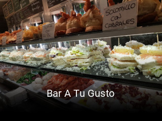 Bar A Tu Gusto horario comercial