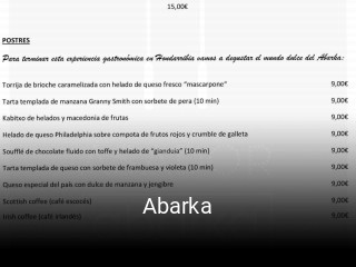 Abarka plan de apertura