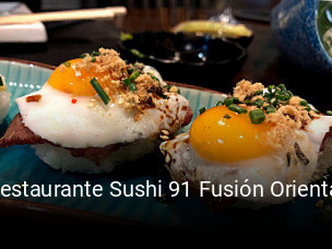 Restaurante Sushi 91 Fusión Oriental plan de apertura