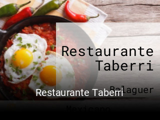 Restaurante Taberri horario comercial