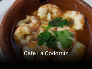 Cafe La Codorniz horario de apertura