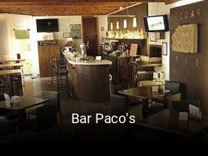 Bar Paco's abrir