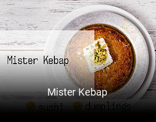 Mister Kebap horario comercial