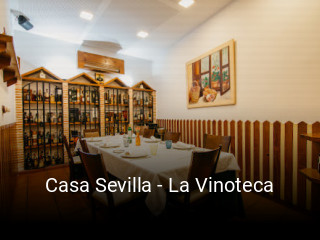 Casa Sevilla - La Vinoteca plan de apertura