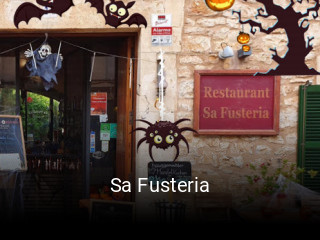 Sa Fusteria plan de apertura