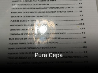 Pura Cepa plan de apertura