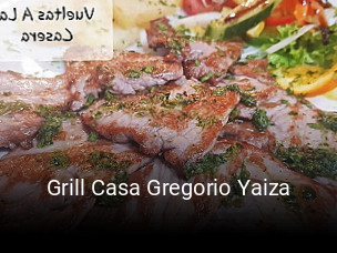 Grill Casa Gregorio Yaiza horario de apertura