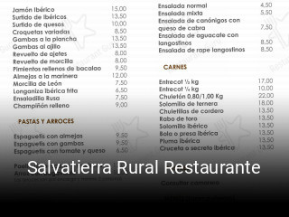 Salvatierra Rural Restaurante abrir