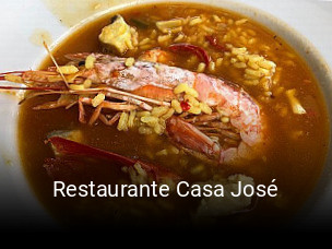 Restaurante Casa José horario comercial