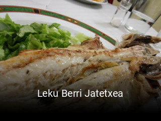 Leku Berri Jatetxea horario de apertura