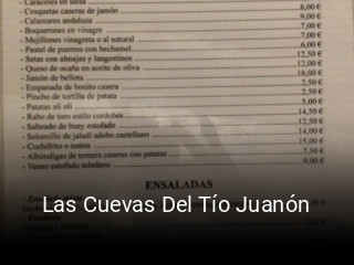 Las Cuevas Del Tío Juanón horario comercial